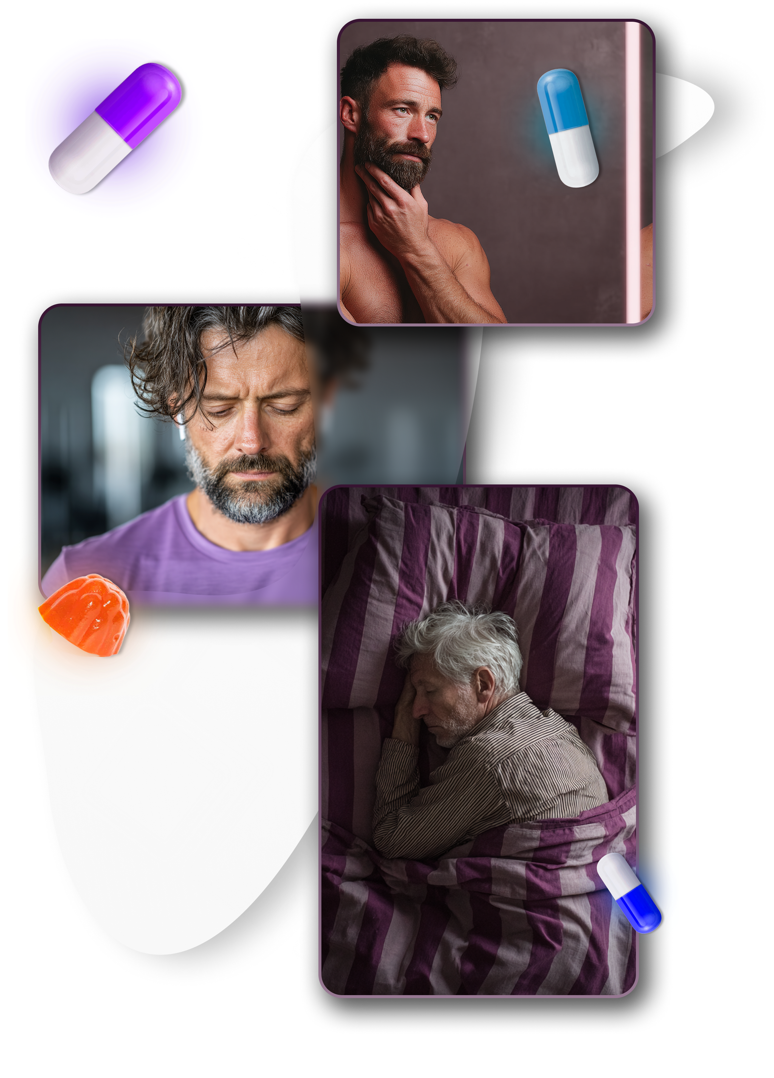 Man feeling drained and tired
