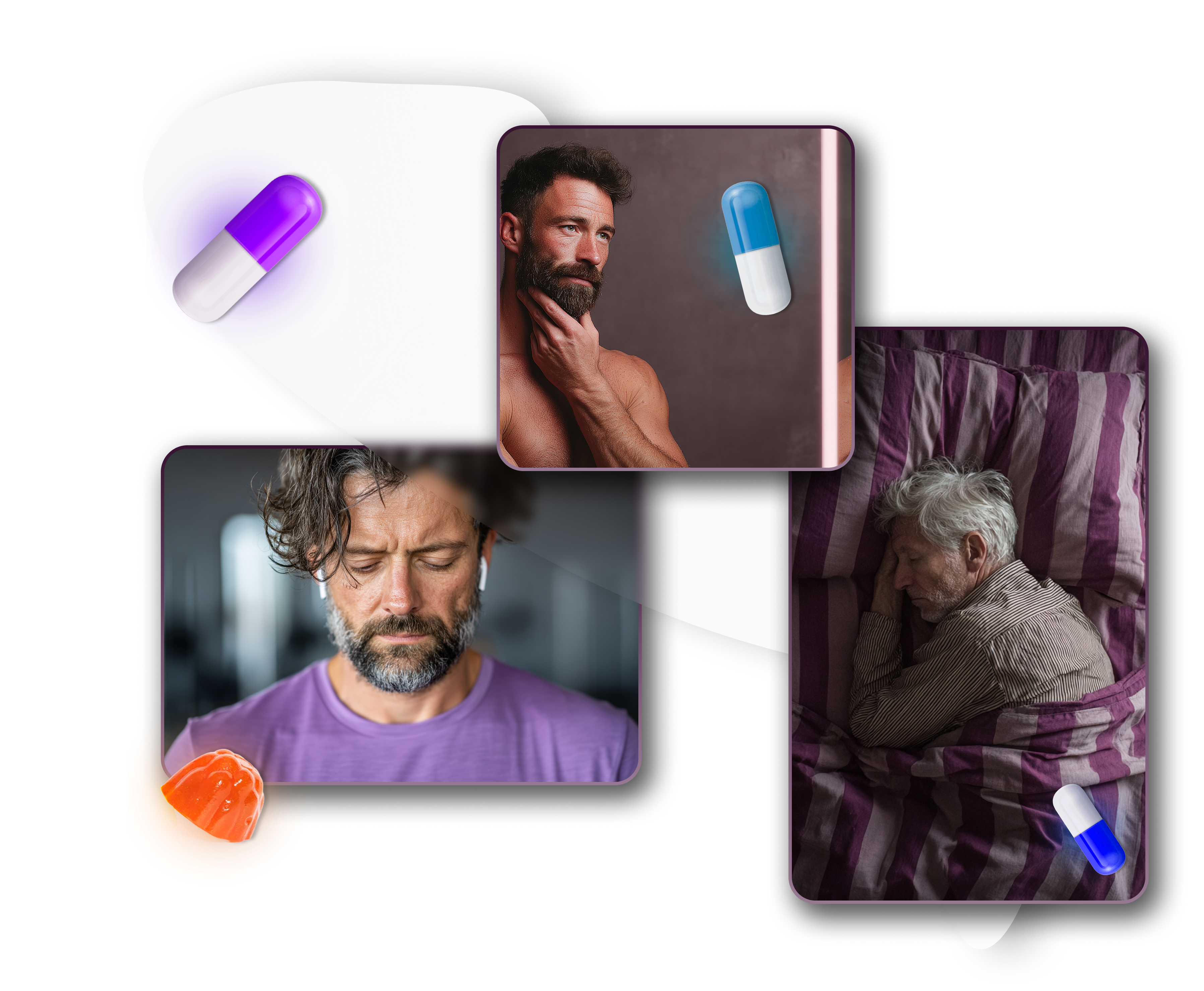 Man feeling drained and tired